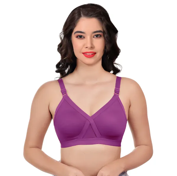 Pack_of_3_Women’s_Non-Padded_Everyday_Bras_|_Comfort_Cotton_Blend