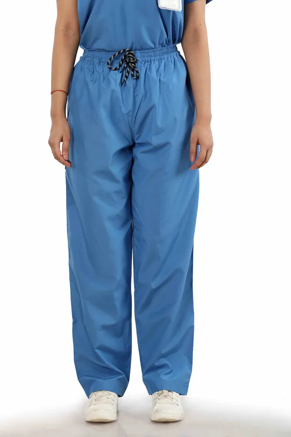 Sky_Blue_5_Pocket_Mandarin_Collar_Scrub_With_Cap_&_Mask_For_Women