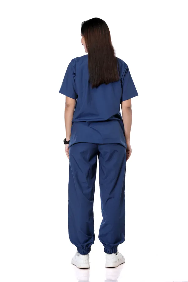 Air_Force_7_Pocket_V_Neck_Scrub_With_Cap_&_Mask_For_Women