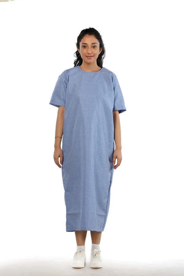 Blue_Checks_Unisex_Patient_Dress