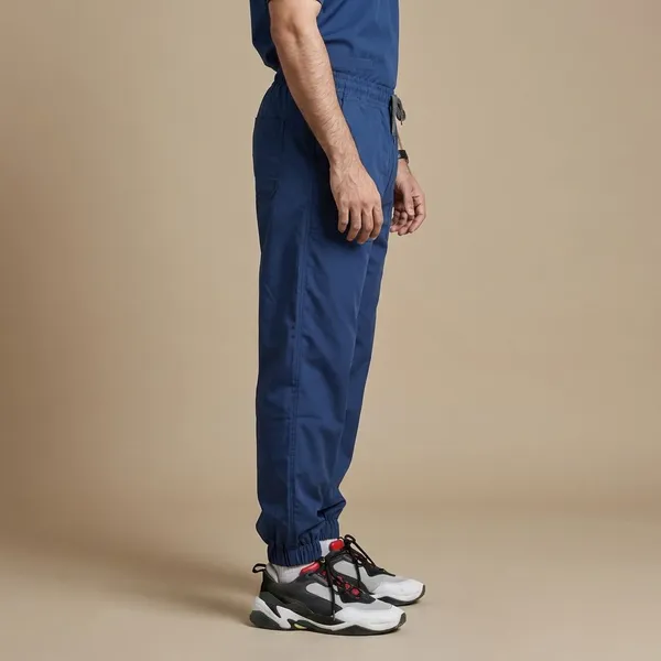 Air_Force_7_Pocket_V_Neck_Scrub_With_Cap_&_Mask_For_Men