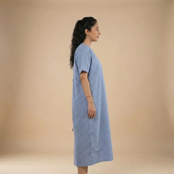 Blue_Checks_Unisex_Patient_Dress