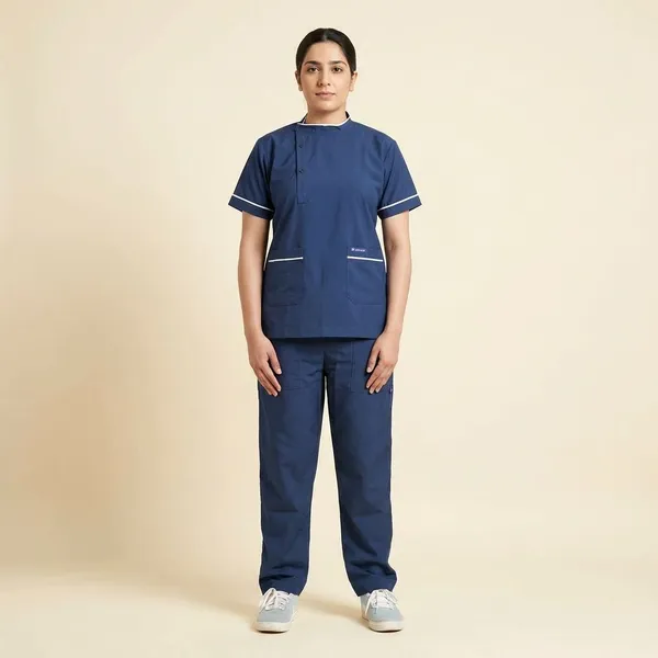 Air_Force_7_Pocket_Biofit_Collar_Scrub_With_Cap_&_Mask_For_Women