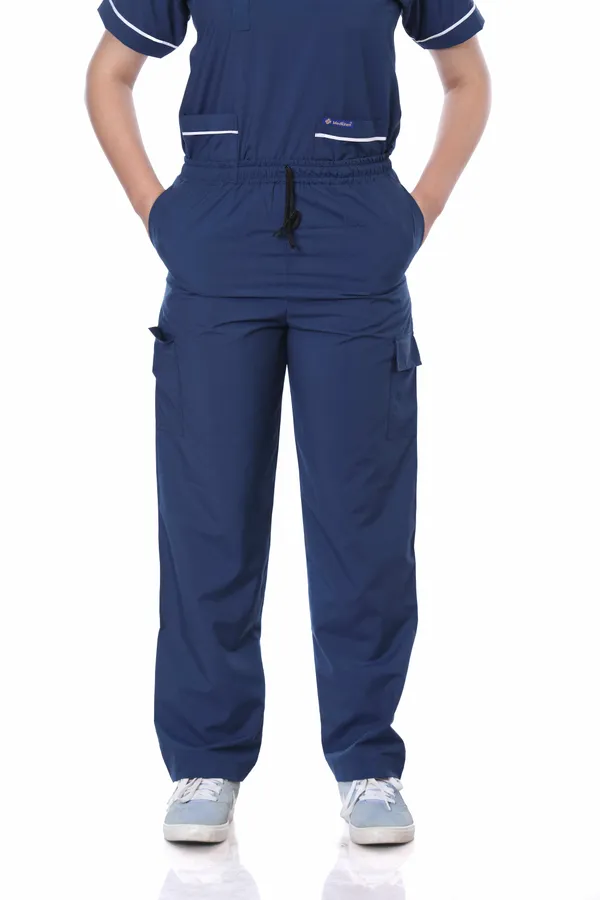 Air_Force_9_Pocket_Mandarin_Collar_Scrub_With_Cap_&_Mask_For_Women