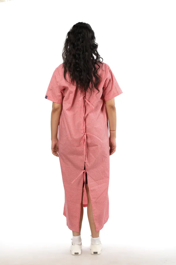 Red_Checks_Unisex_Patient_Dress