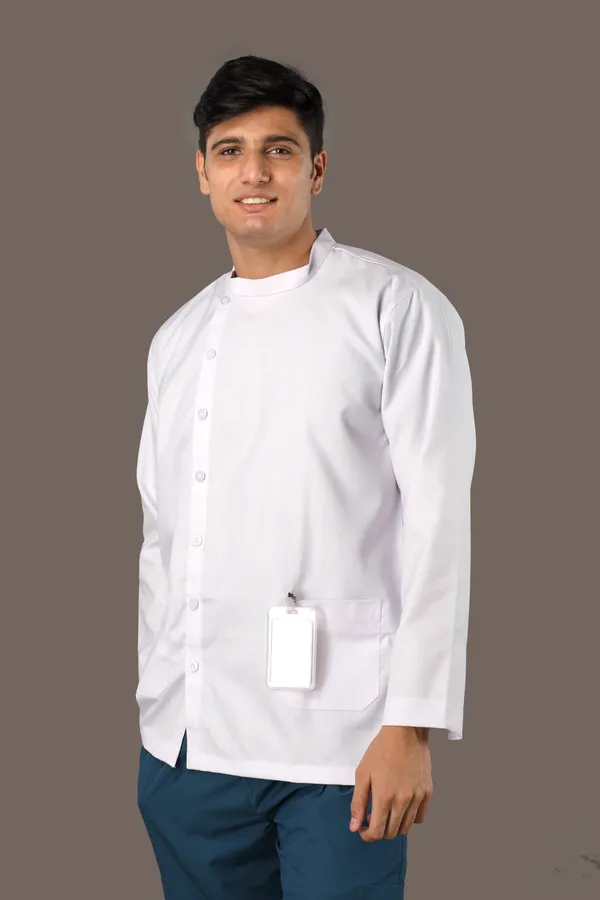 White_Dental_Apron_Full_Sleeves_For_Men