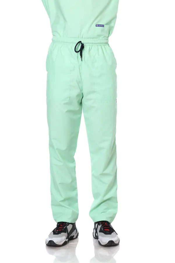 Pastel_Green_5_Pocket_V_Neck_Scrub_With_Cap_&_Mask_For_Men