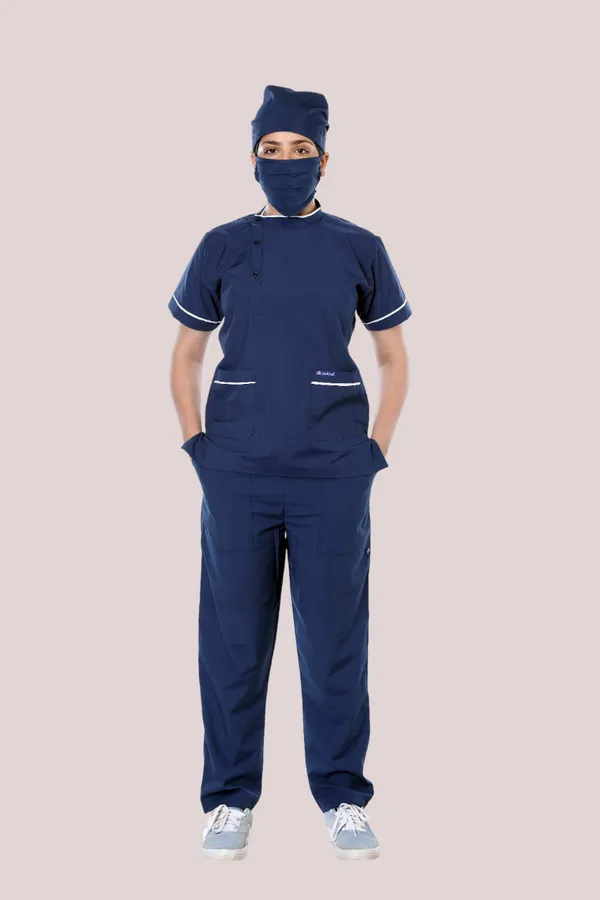 Air_Force_5_Pocket_Biofit_Collar_Scrub_With_Cap_&_Mask_For_Women