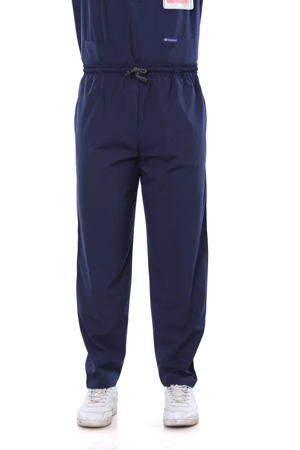 Navy_Blue_5_Pocket_Mandarin_Collar_Scrub_With_Cap_&_Mask_For_Men