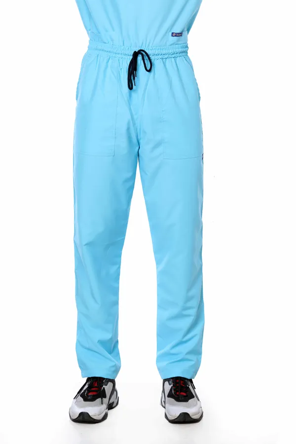 Pastel_Blue_5_Pocket_V_Neck_Scrub_With_Cap_&_Mask_For_Men