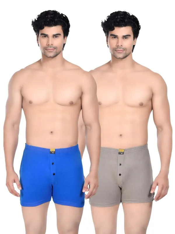 Pack_Of_2_Mens_Blue_And_Grey_Cotton_Shorts