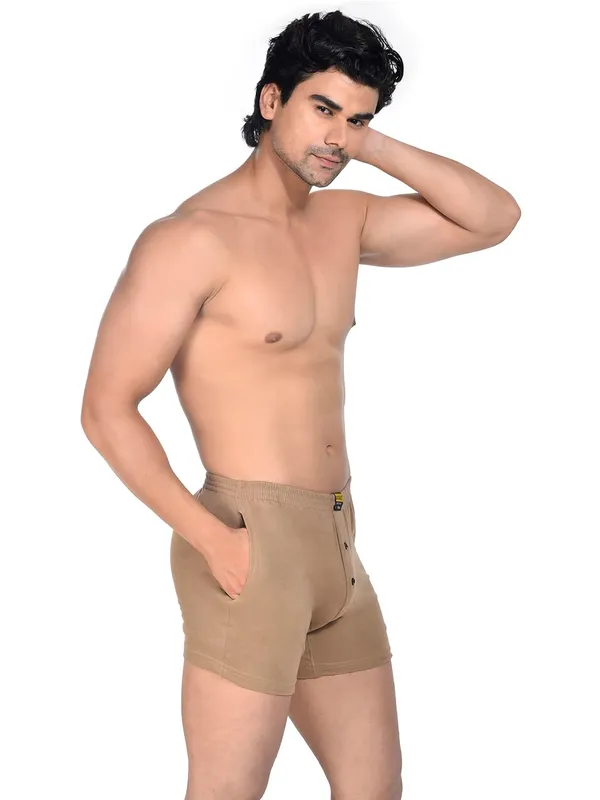 Pack_Of_2_Mens_Beige_And_Blue_Cotton_Shorts