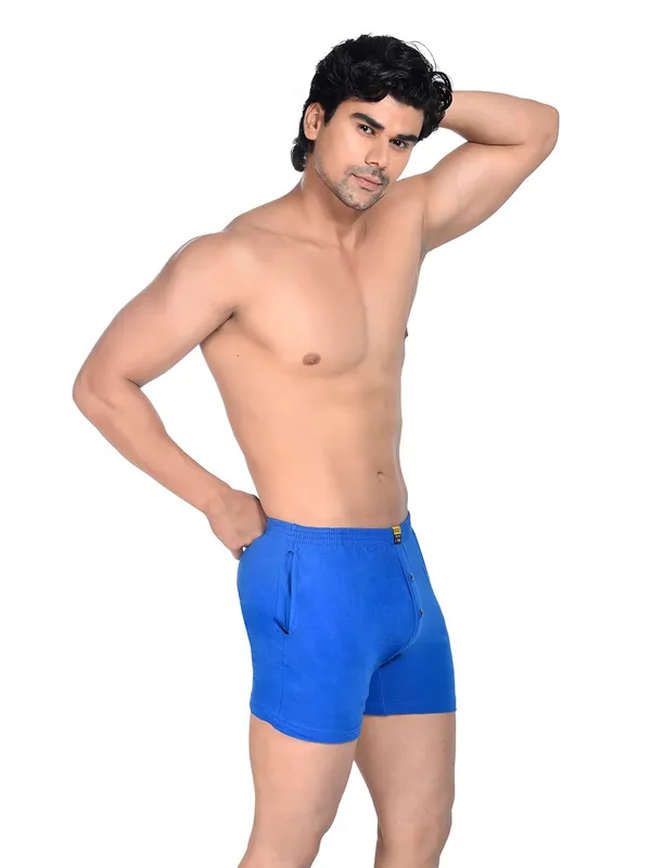 Pack_Of_2_Mens_Dark_Blue_And_Navy_Blue_Cotton_Shorts