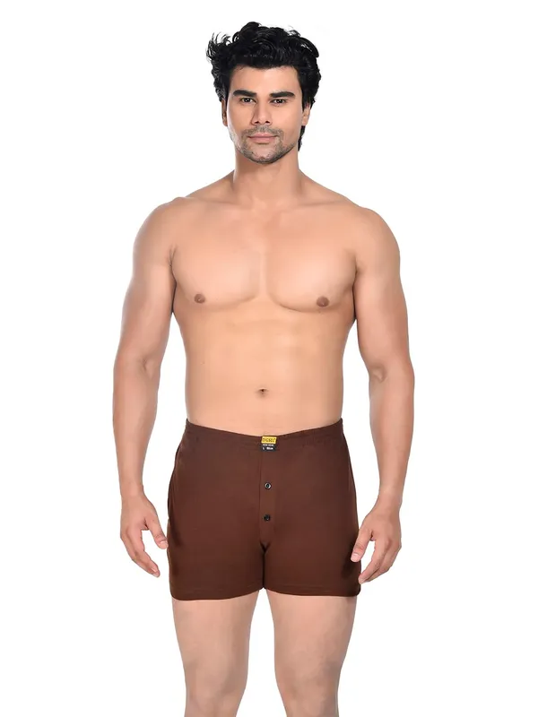 Pack_Of_2_Mens_Brown_And_Blue_Cotton_Shorts