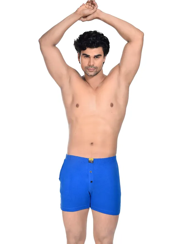 Pack_Of_2_Mens_Red_And_Blue_Cotton_Shorts