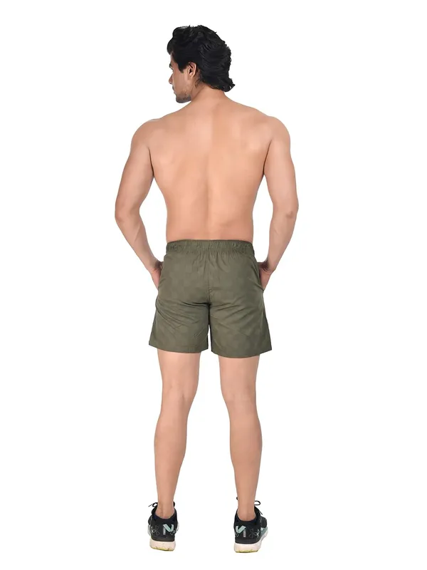 Mens_Green_Cotton_Shorts