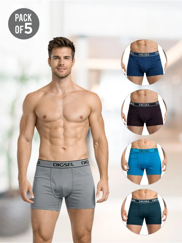 Men_100%_Cotton_Pocket_Long_Trunks_Pack_Of_5_Combo_2