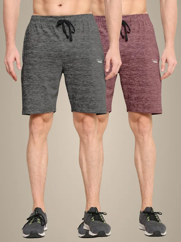 Pack_Of_2_Mens_Grey_And_Maroon_Cotton_Shorts