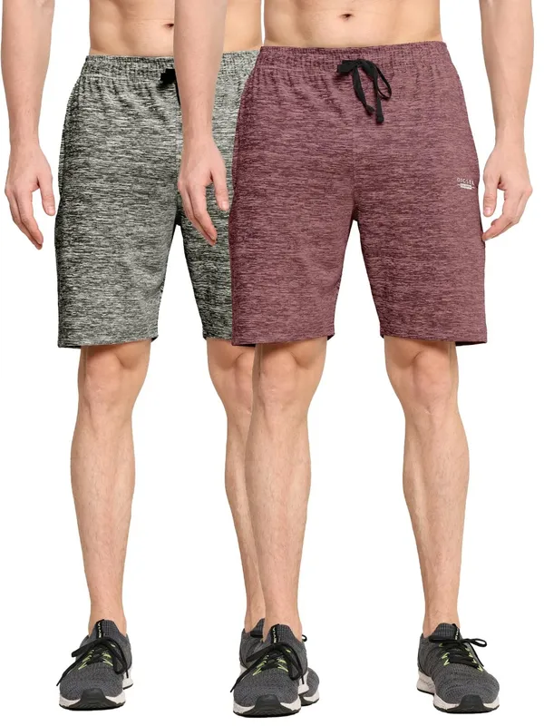 Pack_Of_2_Mens_Grey_And_Maroon_Cotton_Shorts