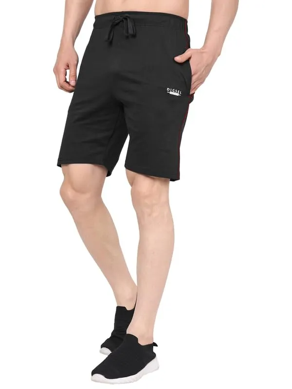 Mens_Black_Cotton_Shorts