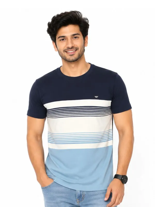 Digsel_Men_Cotton_Blended_Stripes_T_shirt_pack_of_2