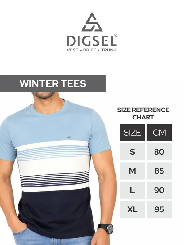 Digsel_Men_Cotton_Blended_Premium_Stripes_T_shirt_pack_of_1