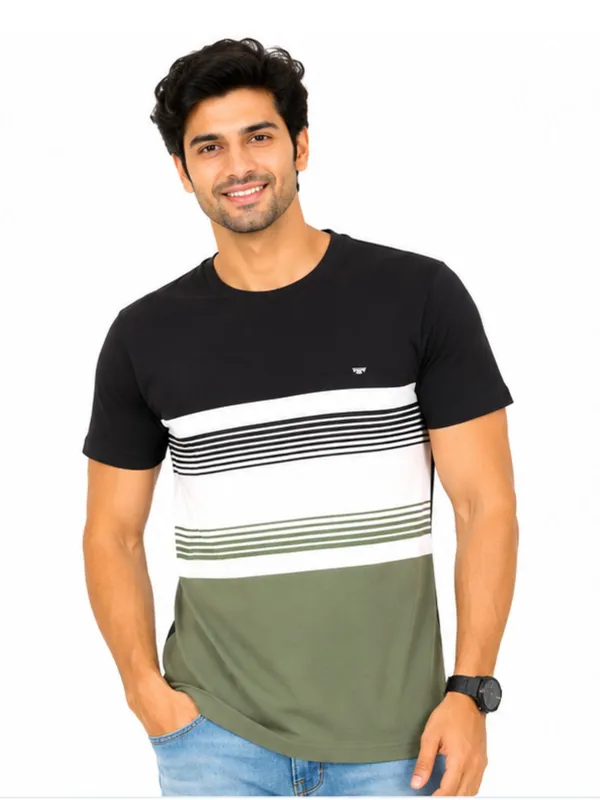 Digsel_Men_Cotton_Blended_Stripes_T_shirt_pack_of_1