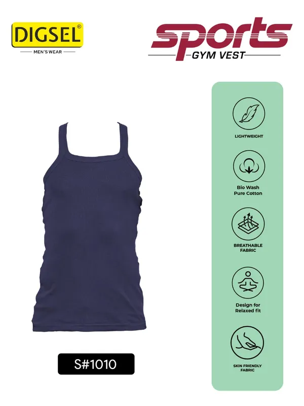 Pack_Of_2_Digsel_Men_100%_Cotton_Solid_Colour_Premium_Gym_Vest