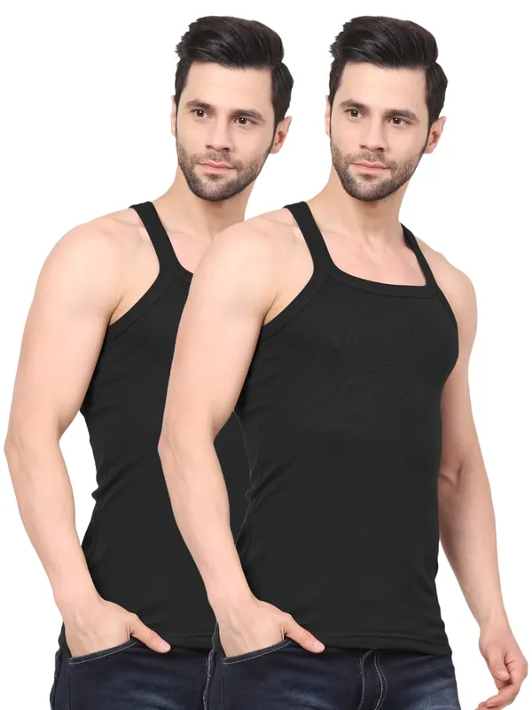 Pack_Of_2_Digsel_Men_100%_Cotton_Solid_Colour_Premium_Gym_Vest