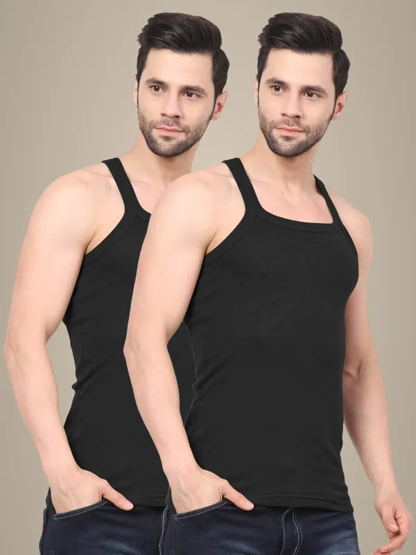 Pack_Of_2_Digsel_Men_100%_Cotton_Solid_Colour_Premium_Gym_Vest