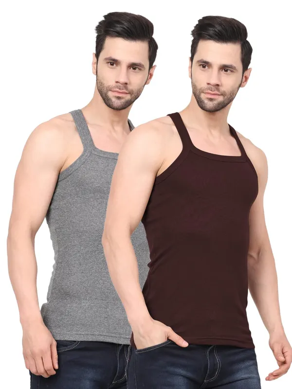 Pack_Of_2_Digsel_Men_100%_Cotton_Solid_Colour_Premium_Gym_Vest