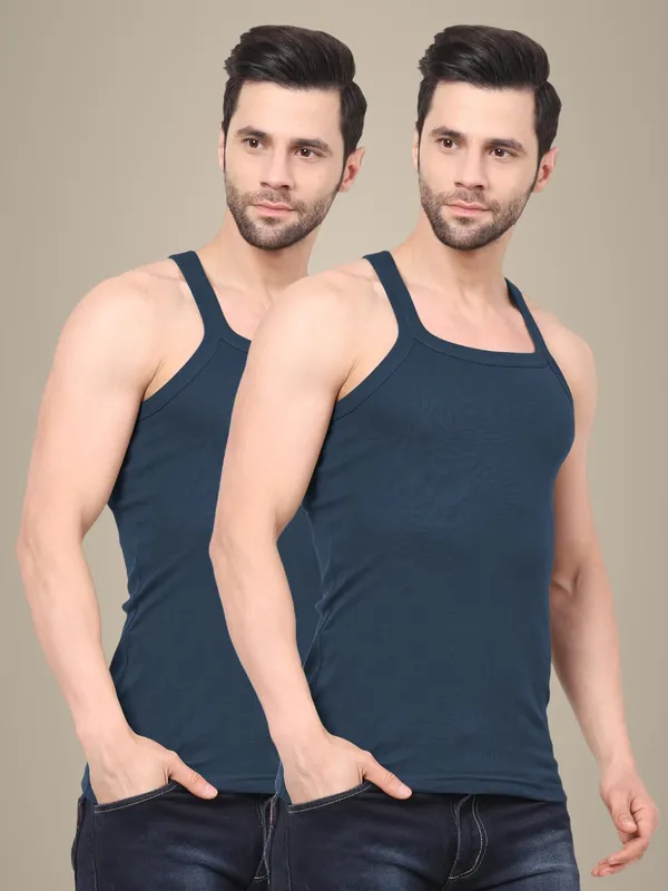 Pack_Of_2_Digsel_Men_100%_Cotton_Solid_Colour_Premium_Gym_Vest