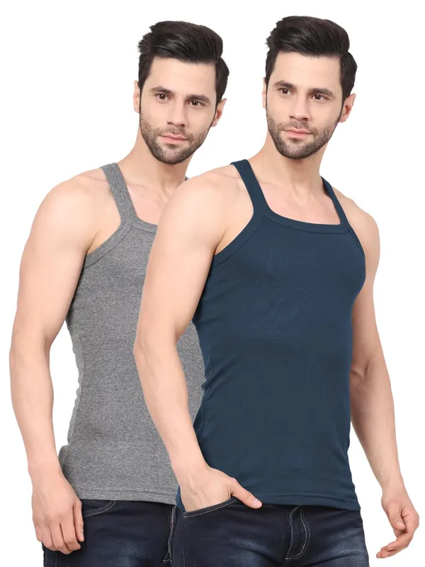Pack_Of_2_Digsel_Men_100%_Cotton_Solid_Colour_Premium_Gym_Vest