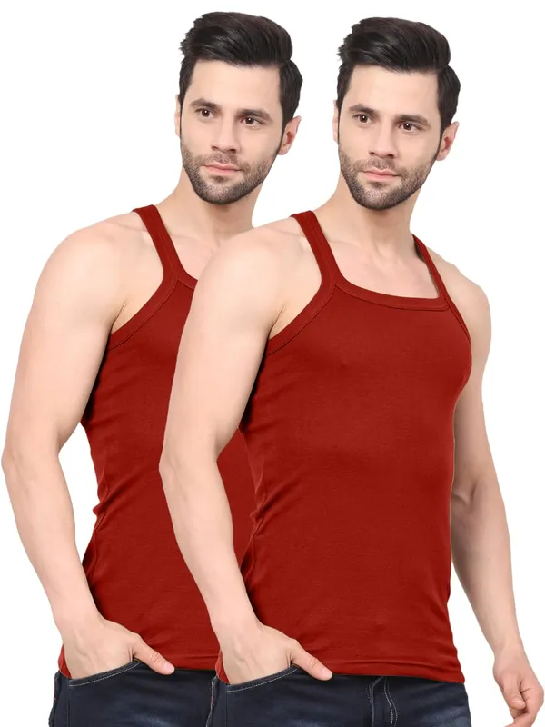 Pack_Of_2_Digsel_Men_100%_Cotton_Solid_Colour_Premium_Gym_Vest