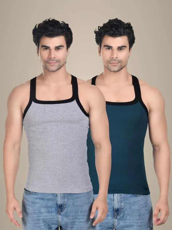 Pack_Of_2_Digsel_Men_100%_Cotton_Solid_Colour_Premium_Gym_Vest
