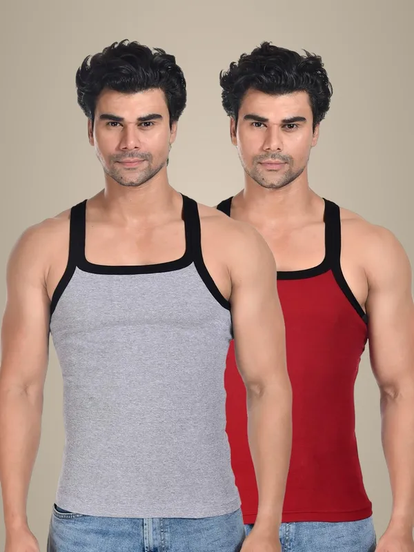 Pack_Of_2_Digsel_Men_100%_Cotton_Solid_Colour_Premium_Gym_Vest
