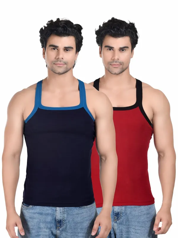 Pack_Of_2_Digsel_Men_100%_Cotton_Solid_Colour_Premium_Gym_Vest