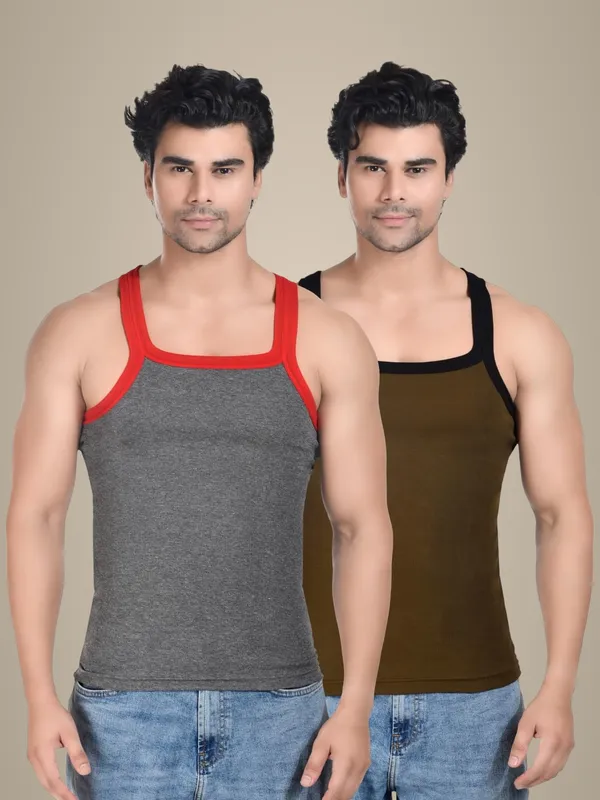 Pack_Of_2_Digsel_Men_100%_Cotton_Solid_Colour_Premium_Gym_Vest