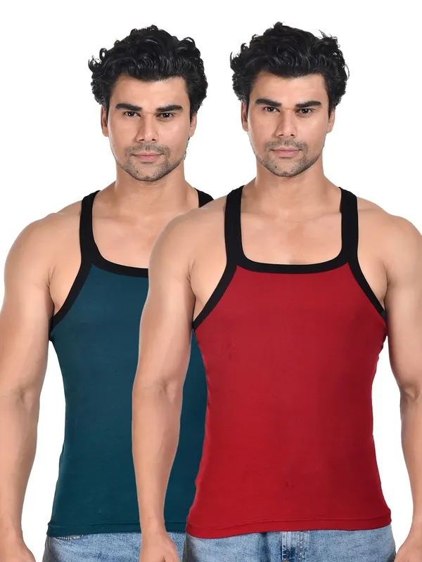 Pack_Of_2_Digsel_Men_100%_Cotton_Solid_Colour_Premium_Gym_Vest