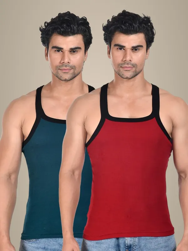 Pack_Of_2_Digsel_Men_100%_Cotton_Solid_Colour_Premium_Gym_Vest