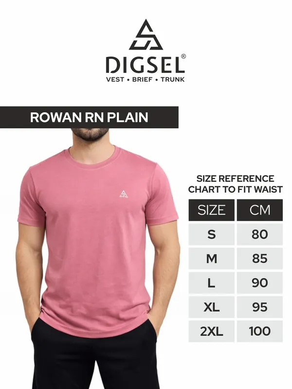 Digsel_Men_Regular_Fit_Casual_Plain_&_Printed_T_-Shirt_Combo_Pack_Of_2_Pink_&_Petrol