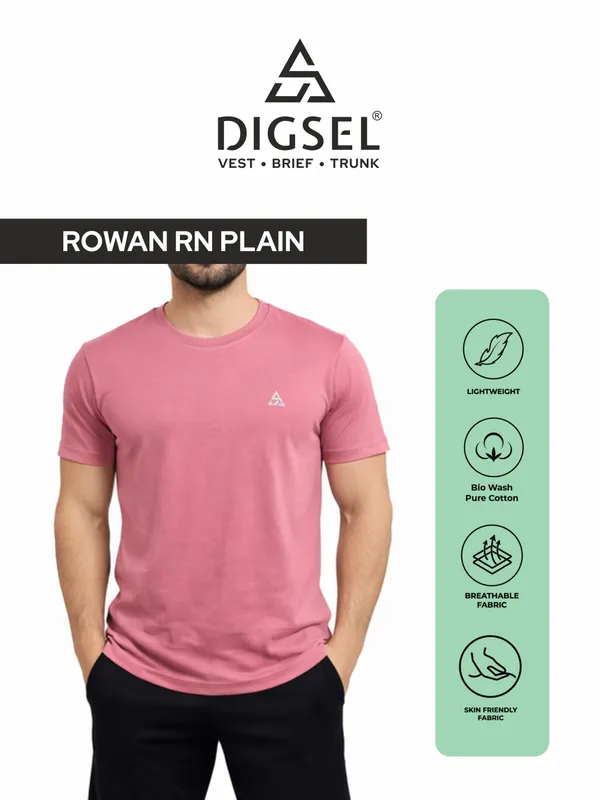 Digsel_Men_Regular_Fit_Casual_Plain_&_Printed_T_-Shirt_Combo_Pack_Of_2_Pink_&_Purple