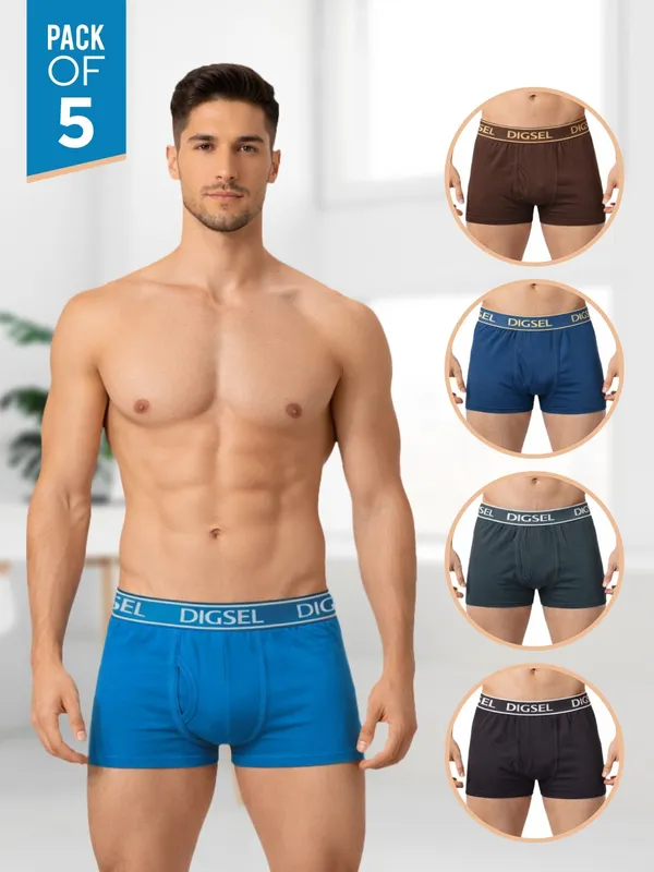 Men_100%_Cotton_Without_Pocket_Mini_Trunks_Pack_Of_5_Combo_1
