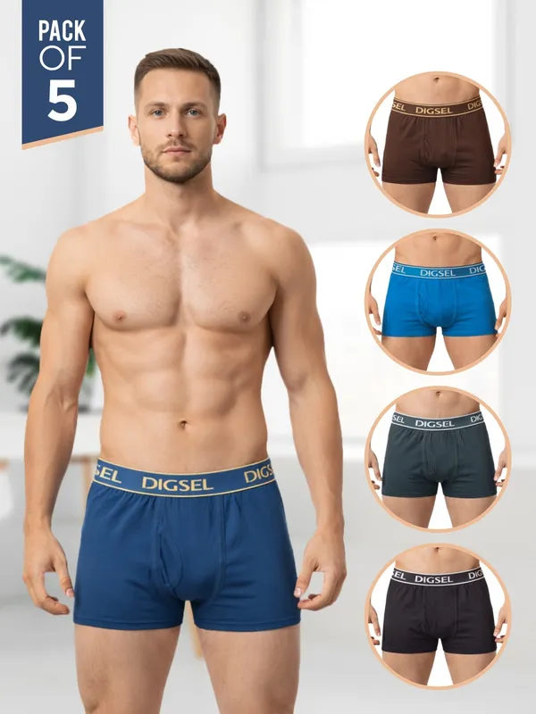 Men_100%_Cotton_Without_Pocket_Mini_Trunks_Pack_Of_5_Combo_3
