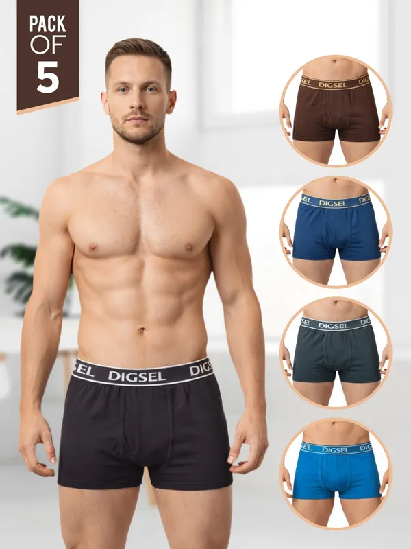Men_100%_Cotton_Without_Pocket_Mini_Trunks_Pack_Of_5
