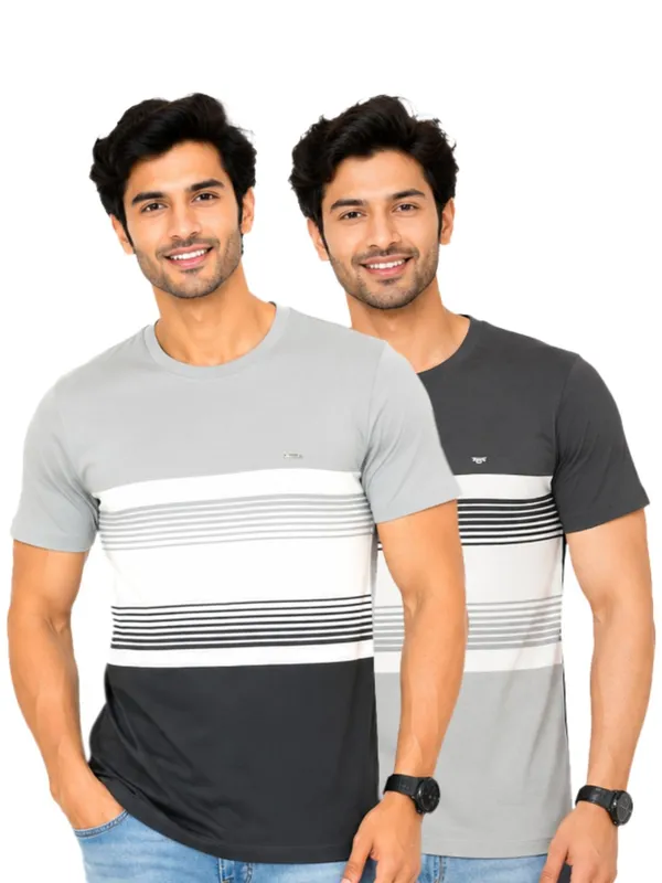 Digsel_Men_Cotton_Blended_Stripes_T_shirt_pack_of_2