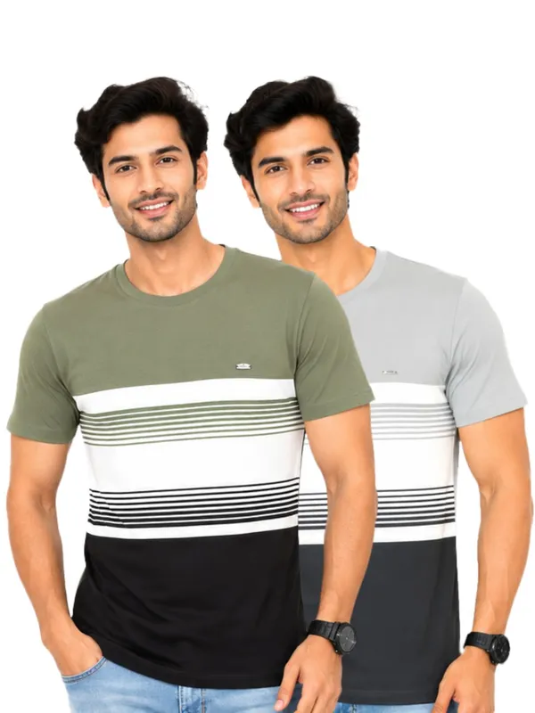Digsel_Men_Cotton_Blended_Stripes_T_shirt_pack_of_2