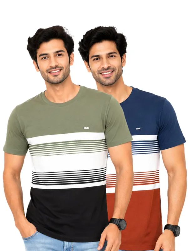 Digsel_Men_Cotton_Blended_Stripes_T_shirt_pack_of_2