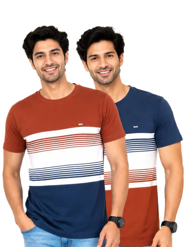 Digsel_Men_Cotton_Blended_Stripes_T_shirt_pack_of_2