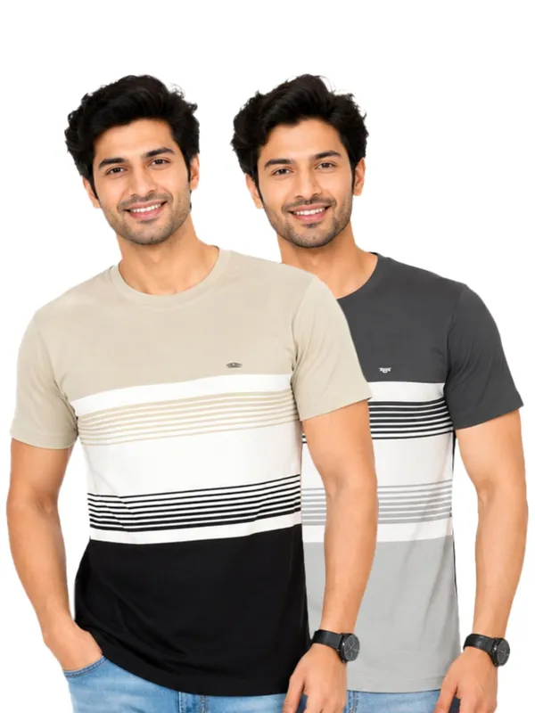 Digsel_Men_Cotton_Blended_Stripes_T_shirt_pack_of_2